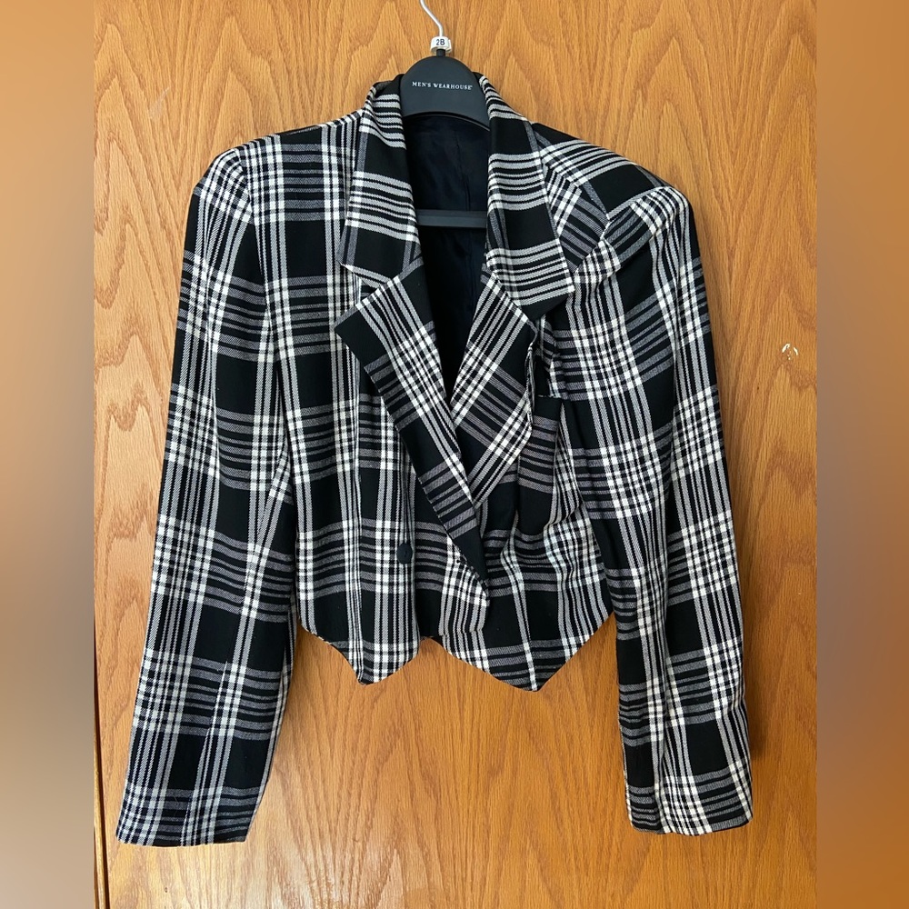 Vintage Ann Taylor Plaid Blazer